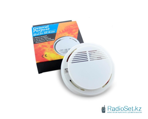 Датчик угарного газа СОДатчик дыма SS-168  автономный дымовой извещатель General Purpose Smoke Alarm SS-168